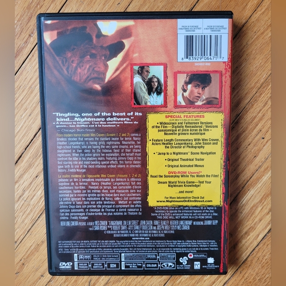 A Nightmare on Elm Street DVD - Picture 2 of 4